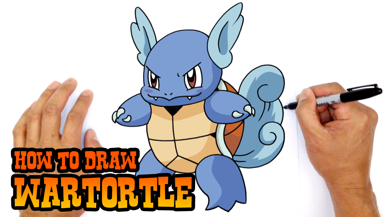 How To Draw Wartortle | Pokemon - C4K ACADEMY